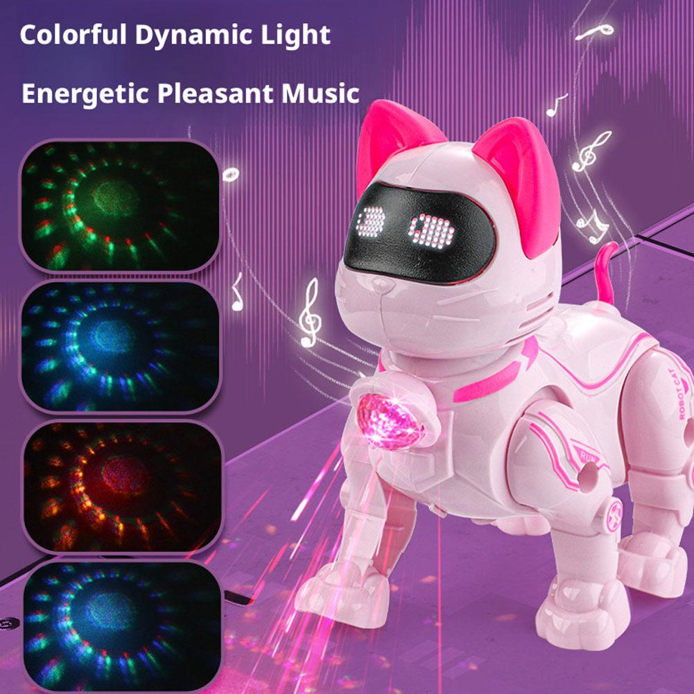 Coding Robot Toy - Juguete de Gato Robot Inteligente Programable
