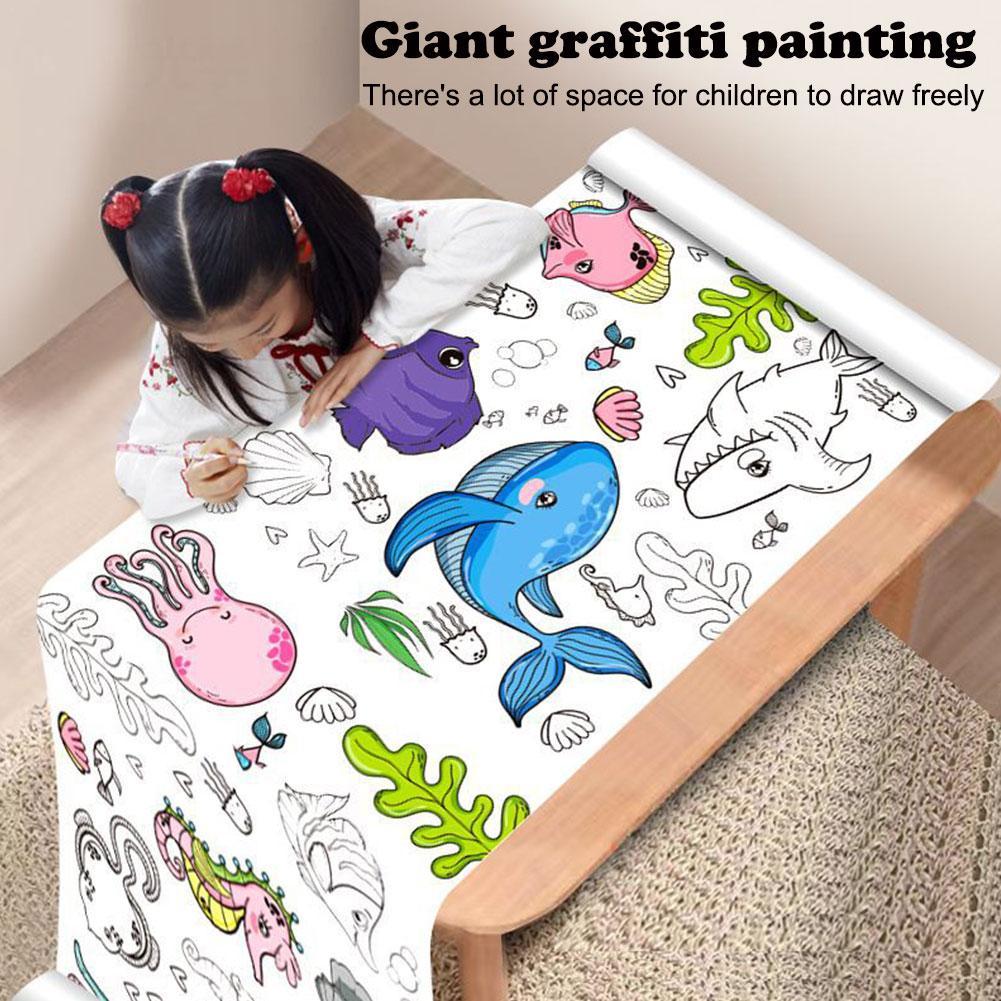 Kids Education Laptop - Rollo de dibujo para niños, papel