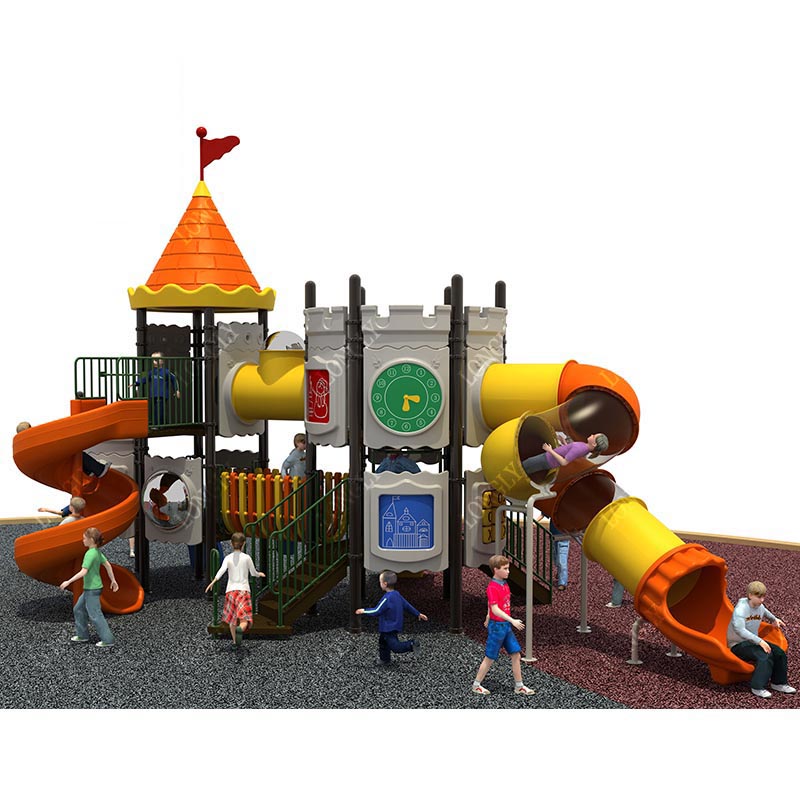 Kids Education Park - Tobogán Infantil Estilo Castillo para Patio