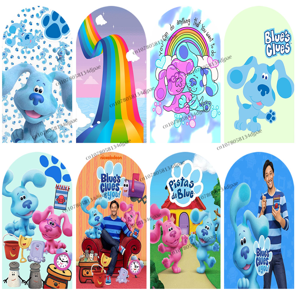 Kids Education Banner - Fondo de arco de pistas azules,