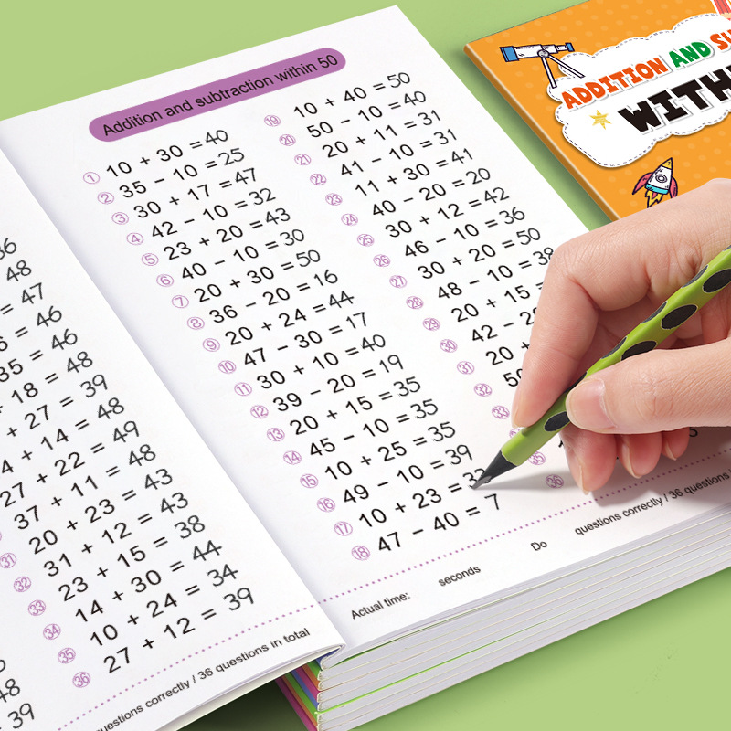 Kids Education Laptop - Cuaderno de ejercicios de aritmética de