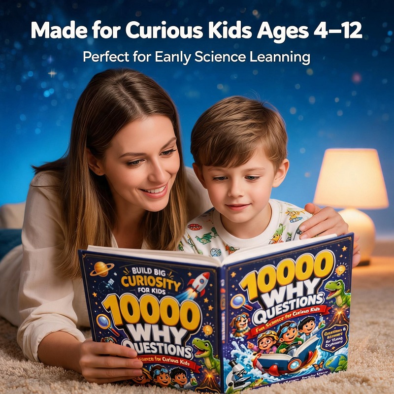 Kids Education Book - 10000 Por Qué: Enciclopedia de Ciencias