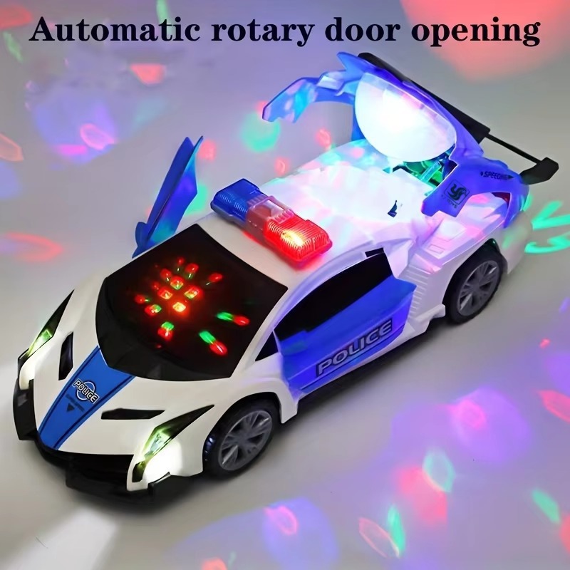 Kids Education Phone - 360 ° Coche de policía giratorio