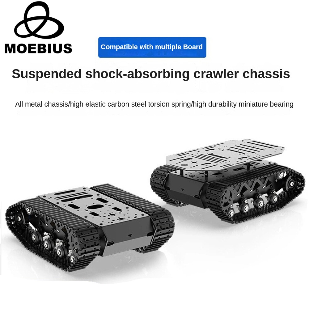 Coding Robot Toy - Chasis de tanque de absorción de