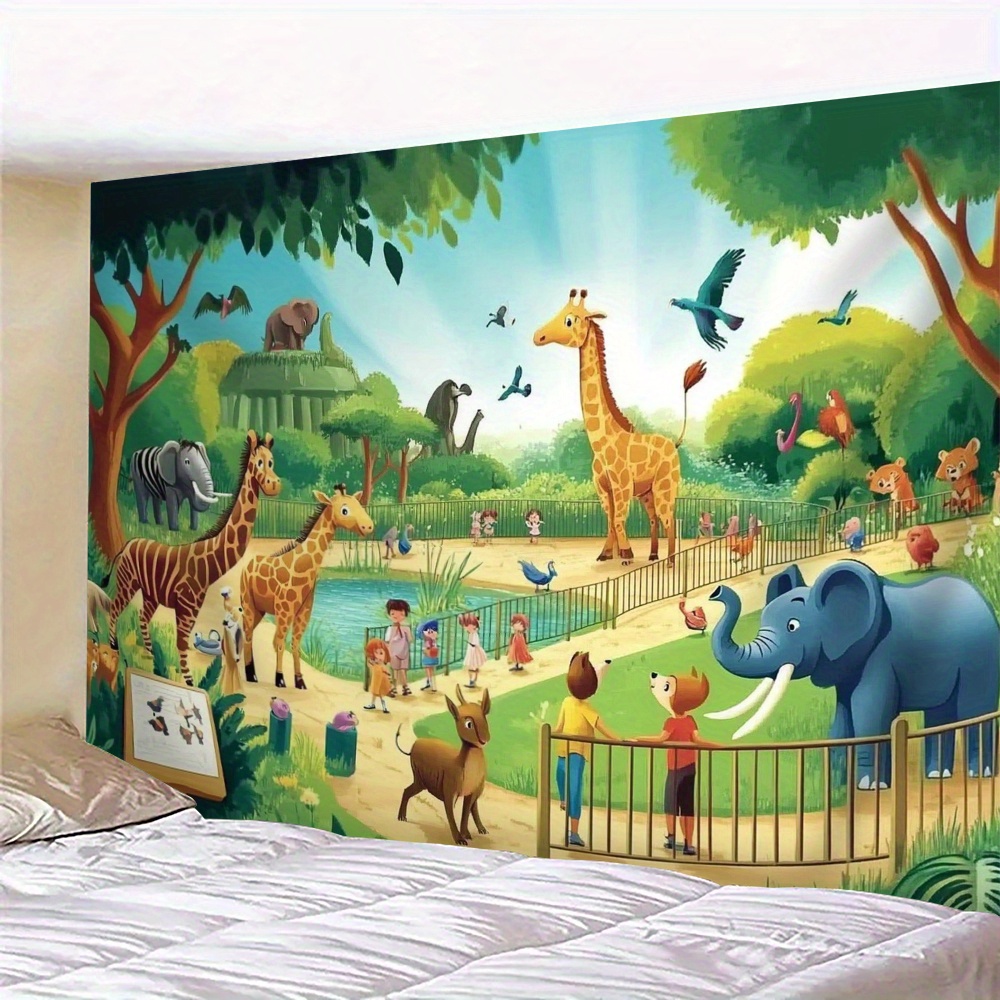 Background For Kids Education - Tapiz de Pared Educativo con Dibujos