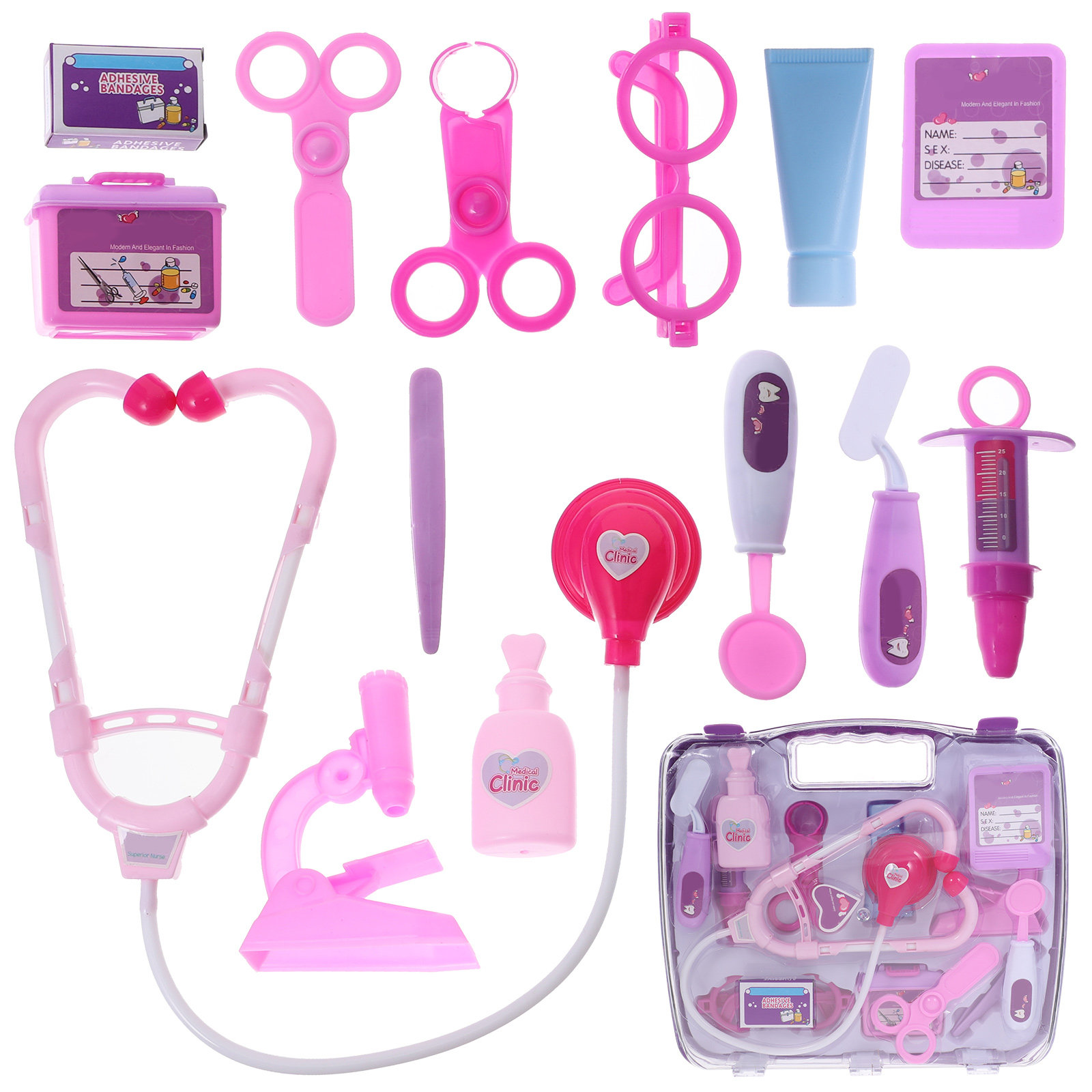 Juego de 14 Piezas de Kit de D - Kids Education Help reseña y precio