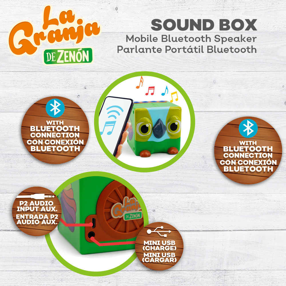 La Granja De Zenon-altavoz ina - Kids Education Phone reseña y precio