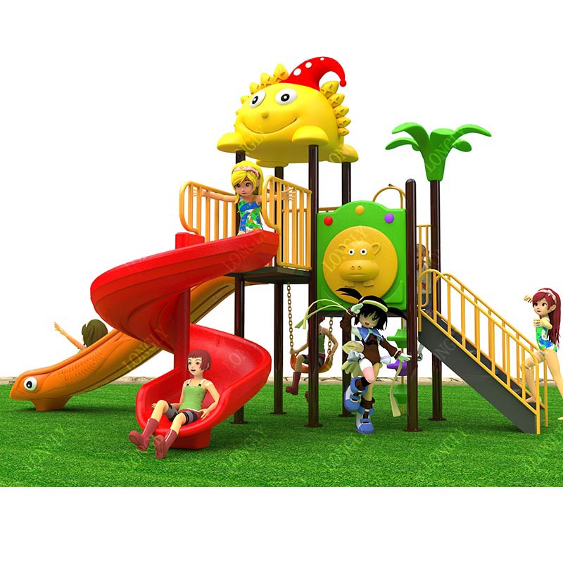 Tobogán de Plástico Comercial  - Kids Education Park reseña y precio