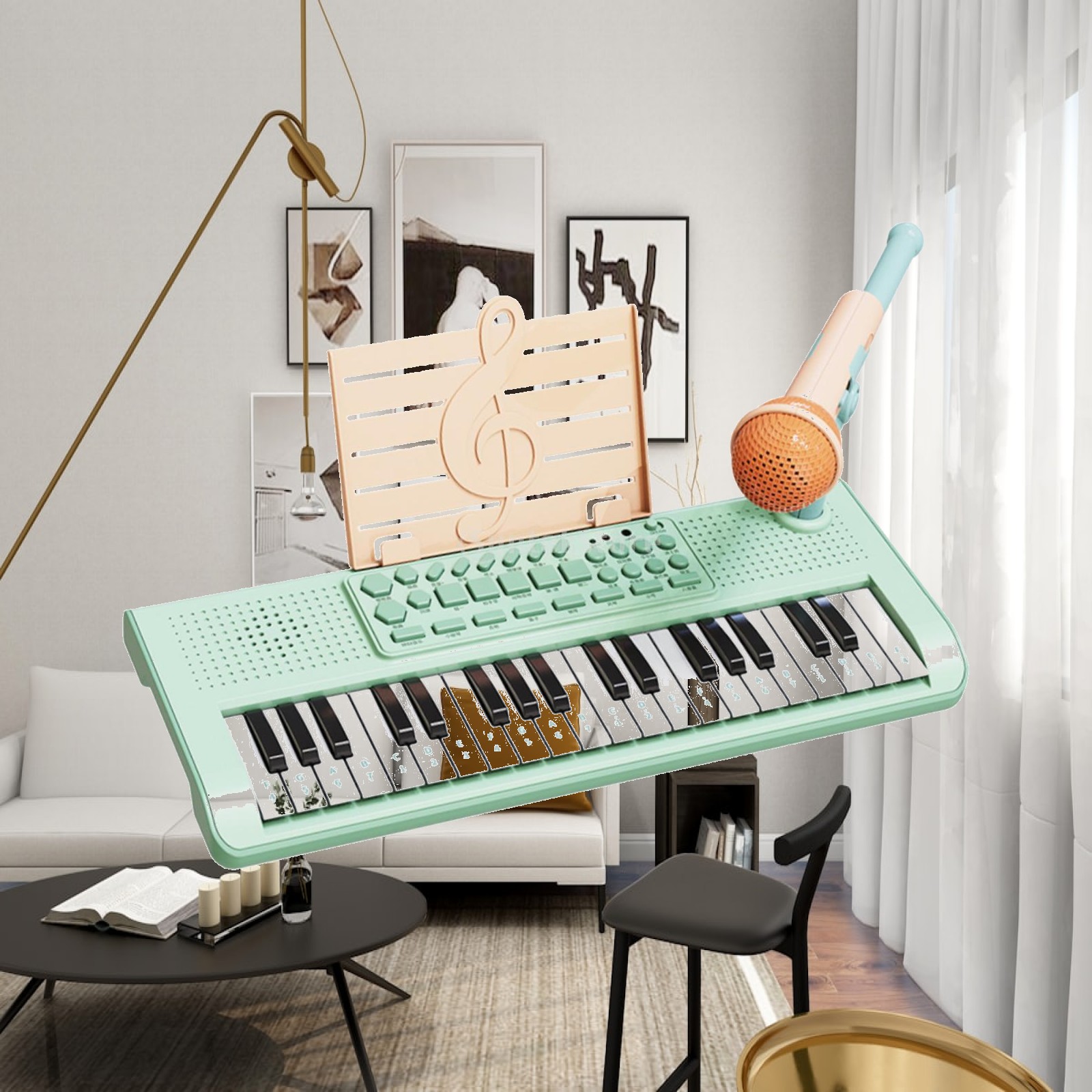 Teclado de Piano para Niños Pr - Kids Education Learning reseña y precio