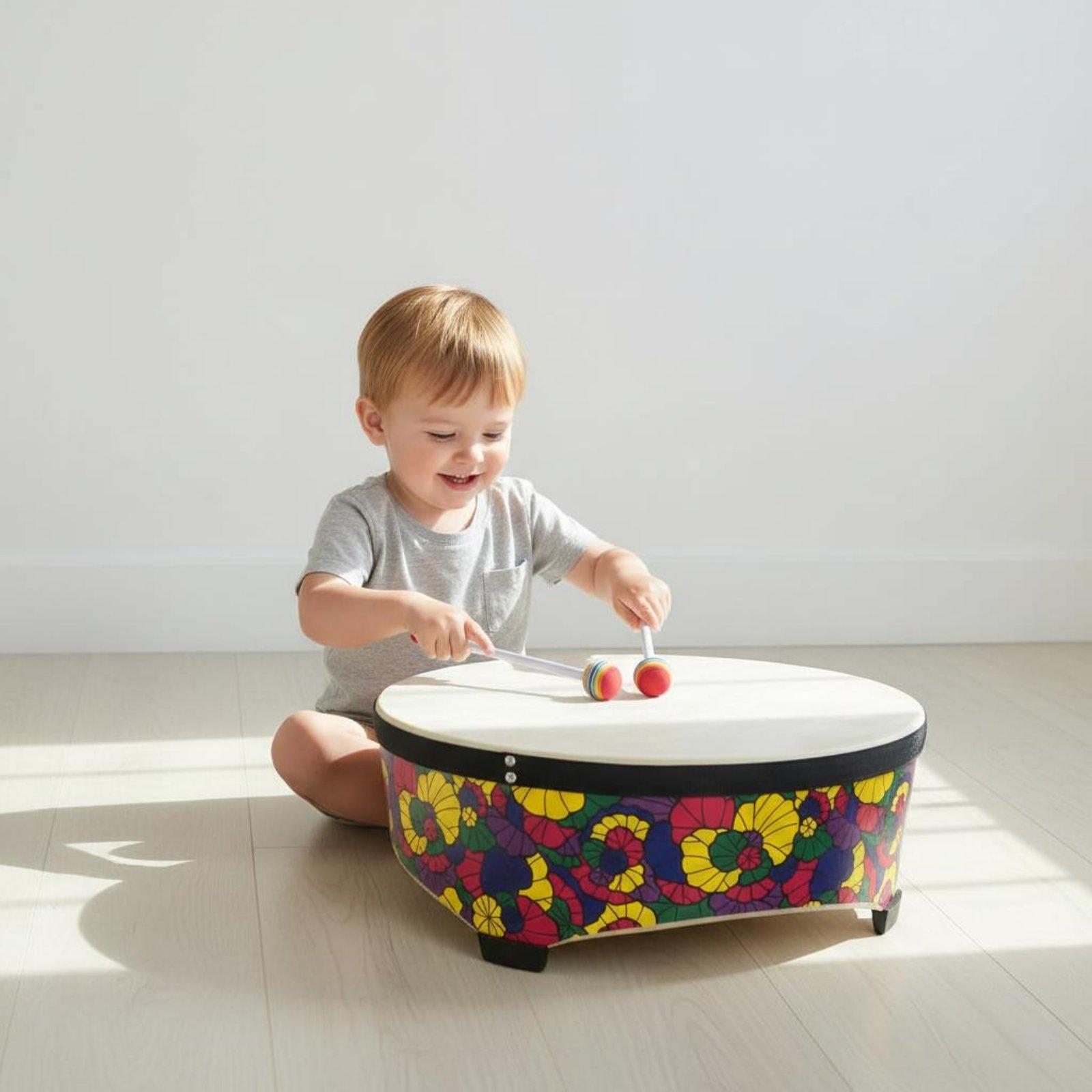Tambor de Piso de Madera de 22 - Kids Education Group reseña y precio