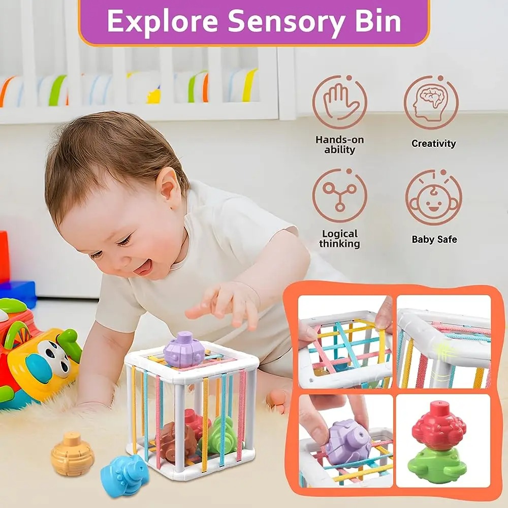 Cubo de Clasificación de Forma - Kids Education Learning reseña y precio