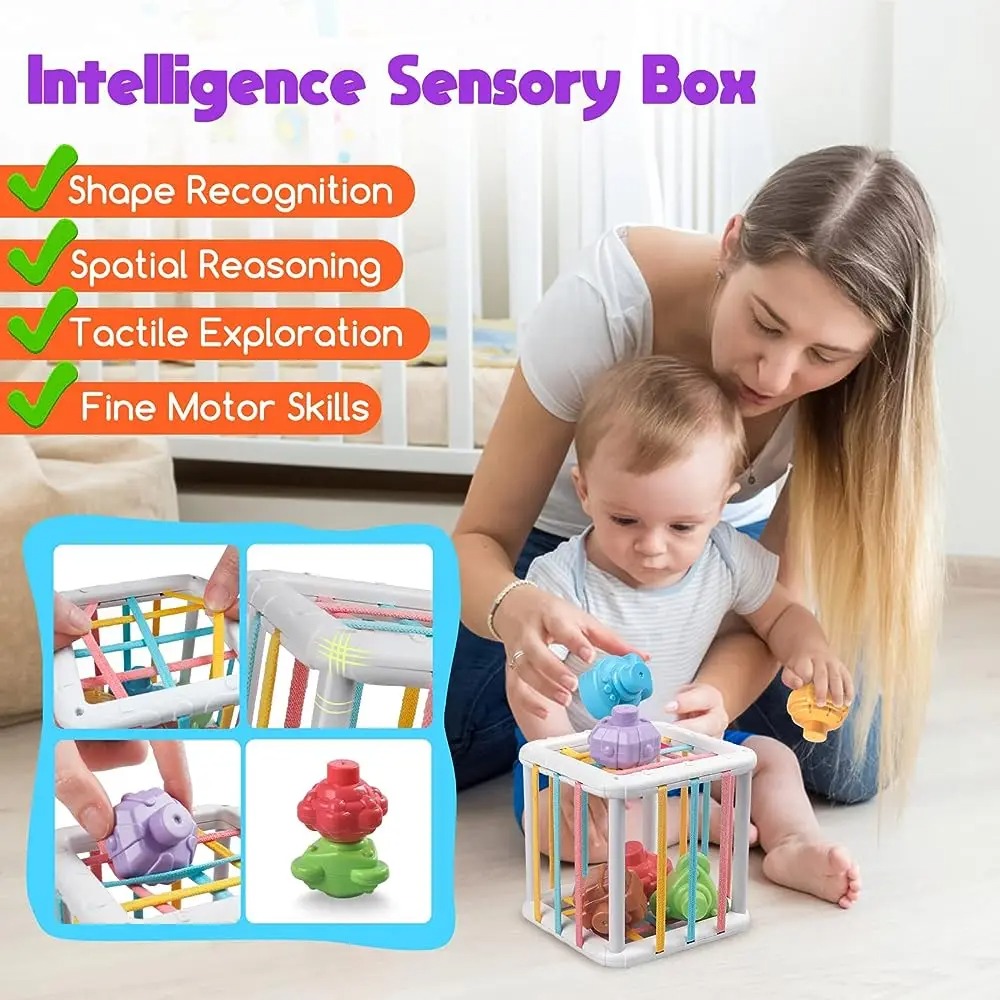 Cubo de Clasificación de Forma - Kids Education Learning reseña y precio