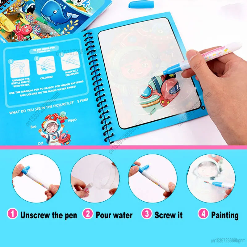 Libro para colorear de pintura - Kids Education Book reseña y precio