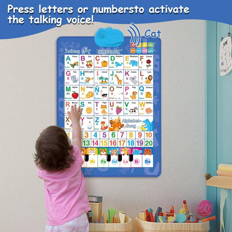 Póster Interactivo Bilingüe In - Kids Educational Posters reseña y precio