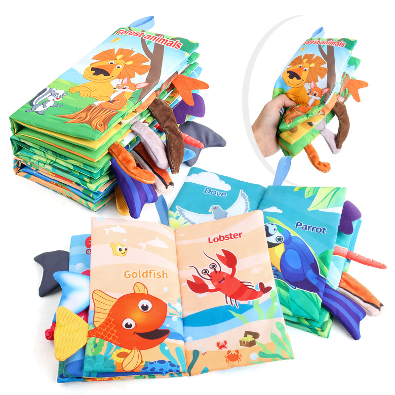 Nuevos libros de tela para beb - Kids Education Book reseña y precio