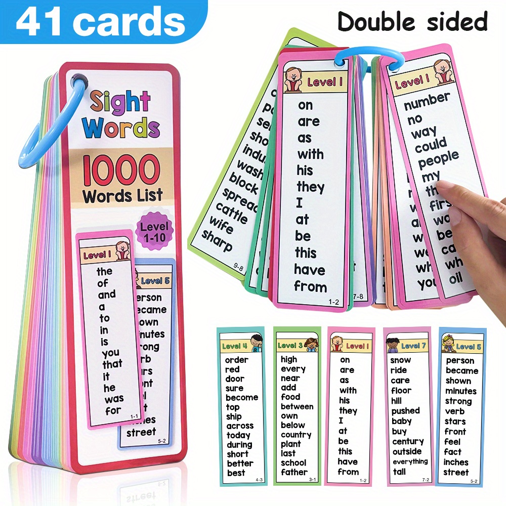 Tarjetas Flash de 1000 palabra - Kids Education Activities reseña y precio
