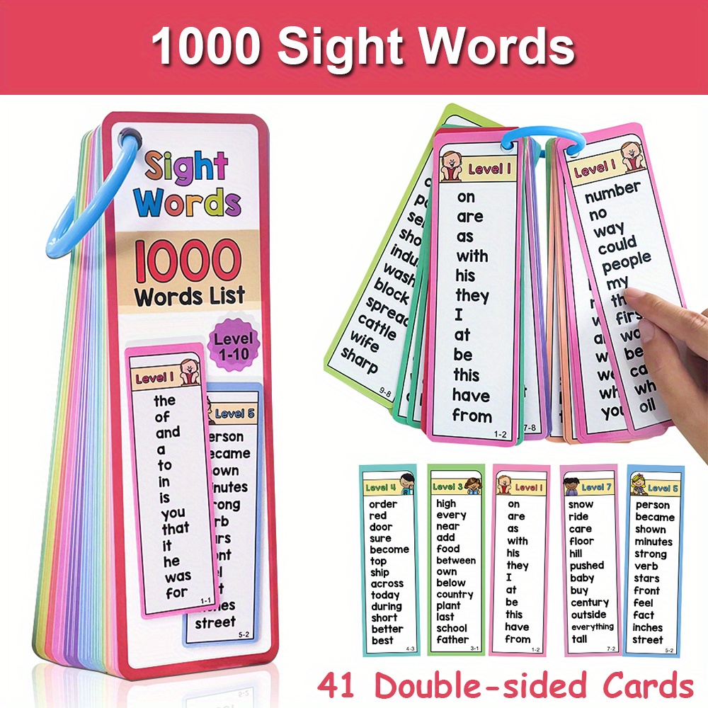Tarjetas Flash de 1000 palabra - Kids Education Activities reseña y precio