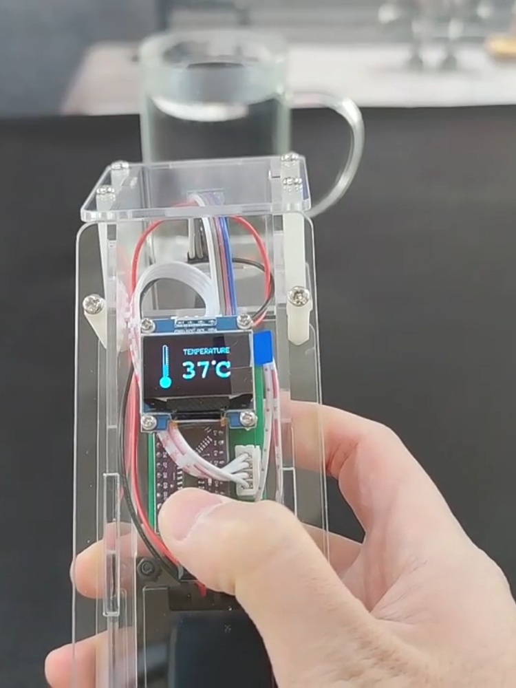 Termómetro acrílico para frent - Coding Robot Toy reseña y precio