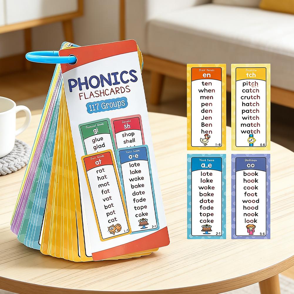117 tarjetas de fonética para  - Kids Education Group reseña y precio