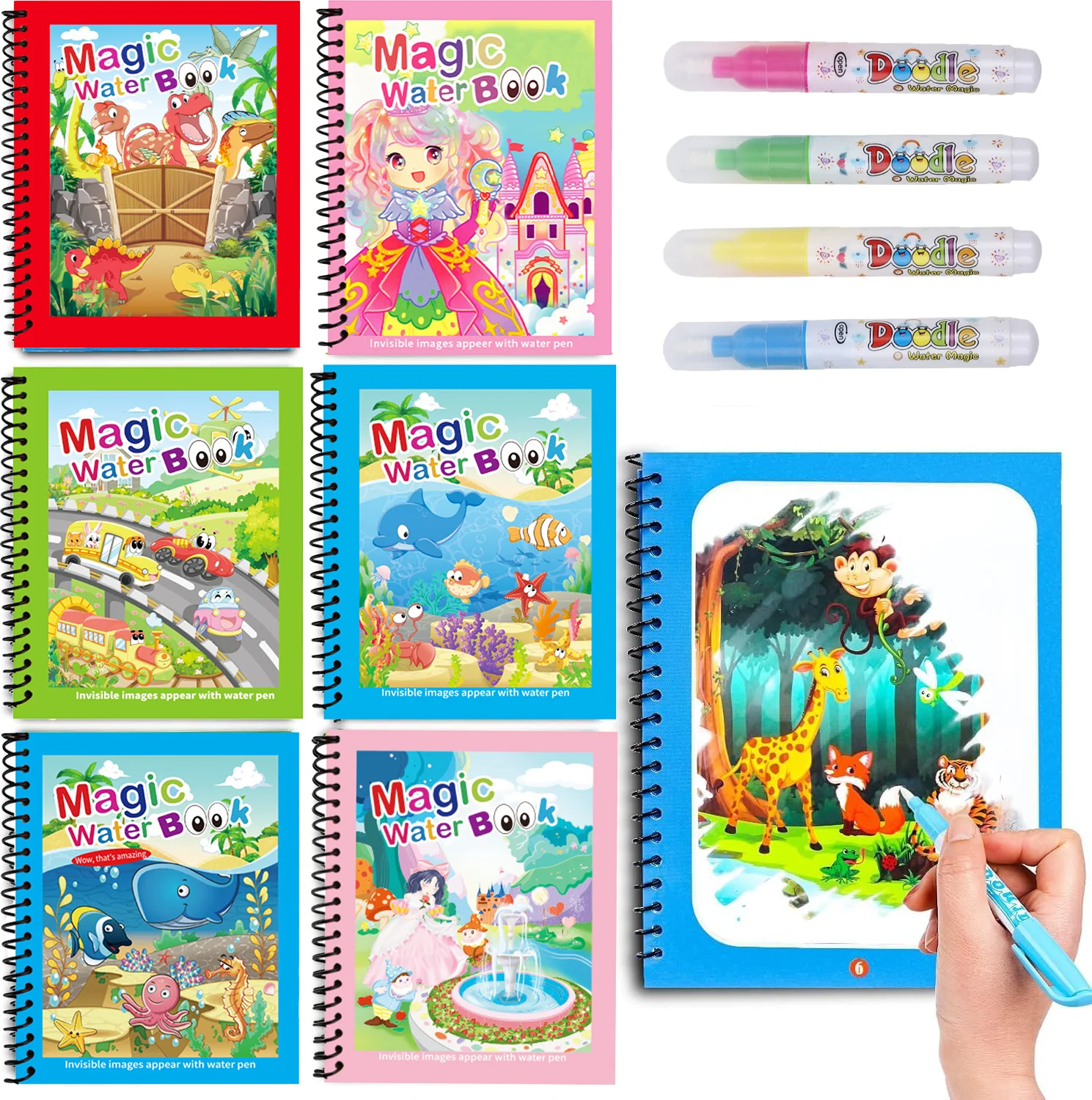 Libro mágico de dibujo con agu - Kids Education Laptop reseña y precio