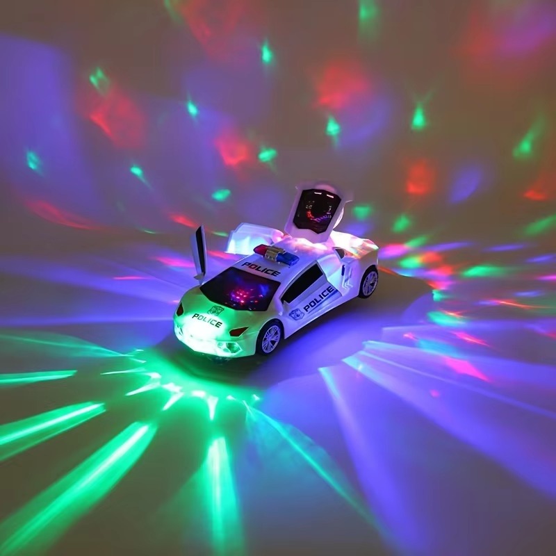 360 °   Coche de policía girat - Kids Education Phone reseña y precio
