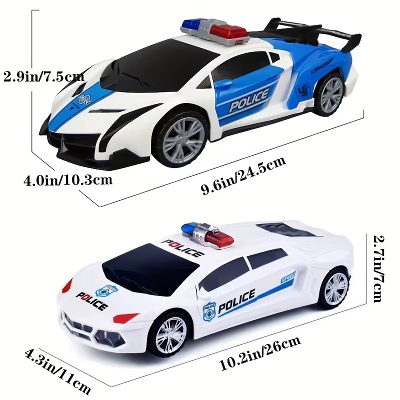 360 °   Coche de policía girat - Kids Education Phone reseña y precio