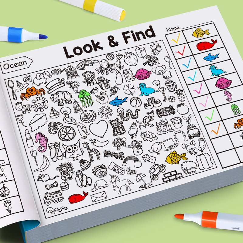 Libro de actividades de búsque - Kids Education Activities reseña y precio