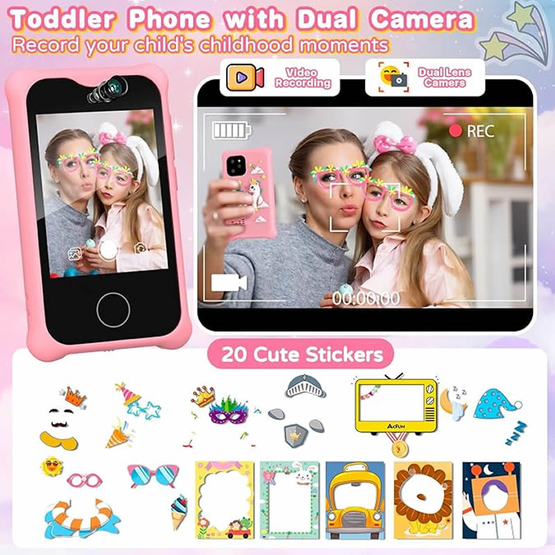 Cámara Digital para Niños, Tel - Kids Education Phone reseña y precio