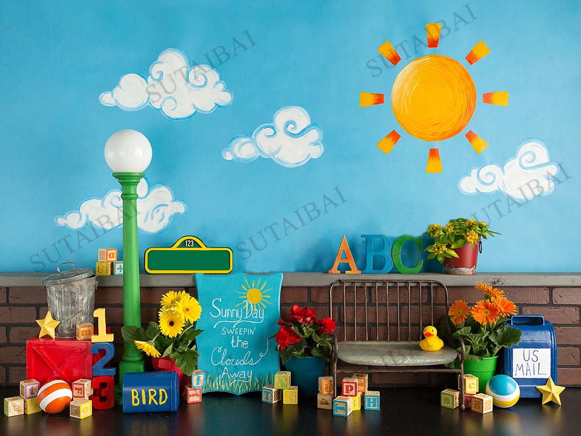Fondo de fotografía ABC de reg - Kids Education Banner reseña y precio
